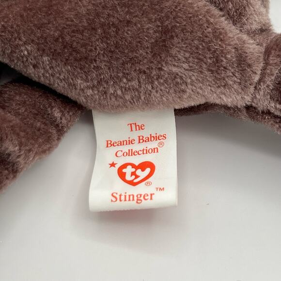 TY 1997 Beanie Baby Brown Stinger 8 in. - Picture 4 of 6